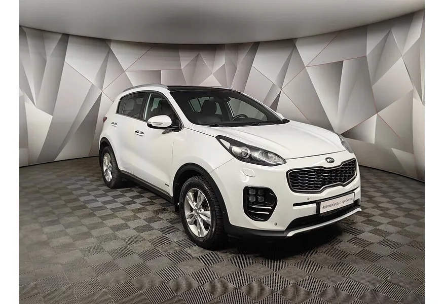 Kia Sportage 2.0 CRDi AT 4WD (185 л.с.) GT Line Белый в АВИЛОН. Слайд №3