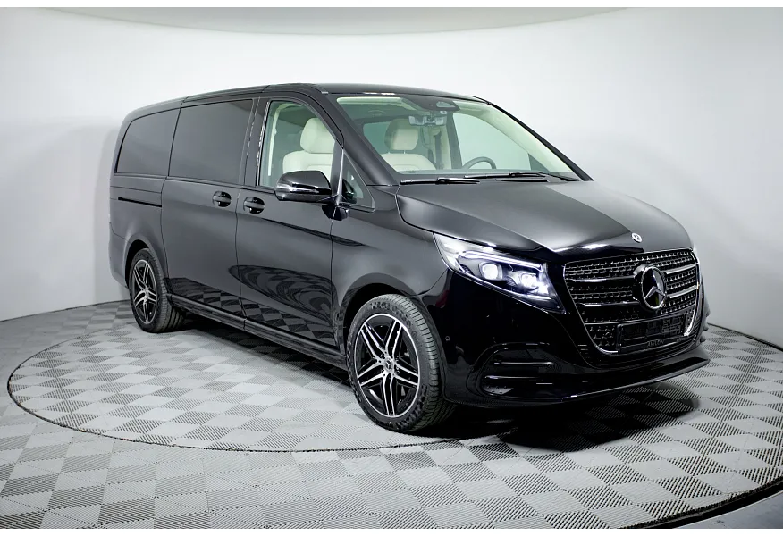 Mercedes-Benz V-Класс V 300 d L3 4MATIC 9G-TRONIC (237 л.с.) Exclusive Черный в АВИЛОН. Слайд №2