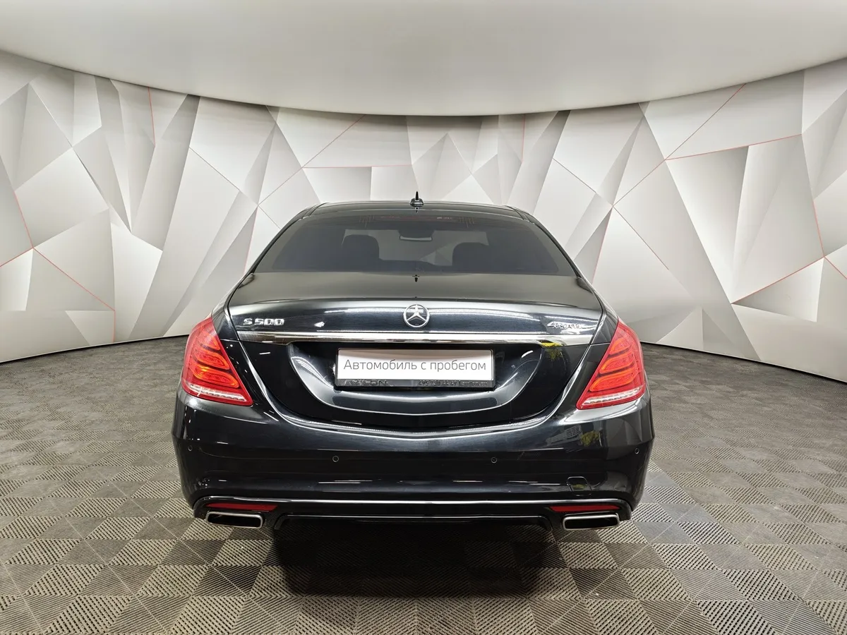 Mercedes-Benz S-Класс S 500 7G-Tronic Plus 4Matic длинная база (455 л.с.) Черный в АВИЛОН. Слайд №8