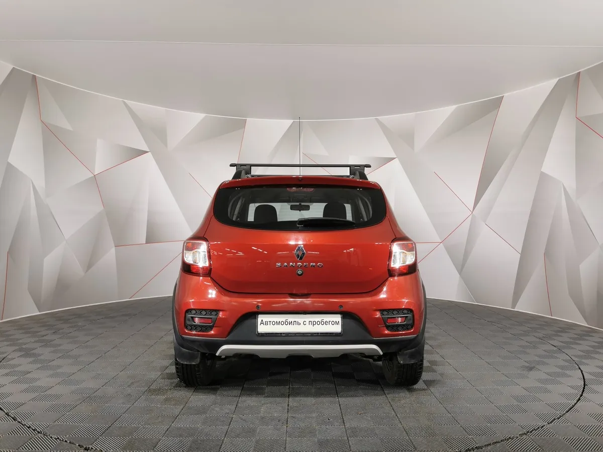 Renault Sandero 1.6 CVT (113 л.с.) Stepway Life City Красный в АВИЛОН. Слайд №8