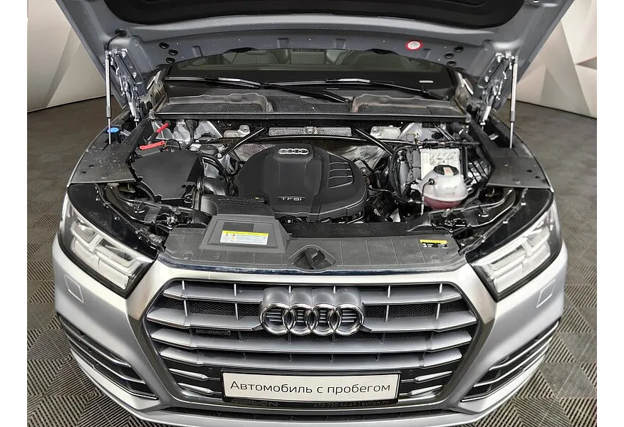 Audi Q5 2.0 TFSI S tronic quattro (249 л.с.) Sport Серебристый в АВИЛОН. Слайд №11