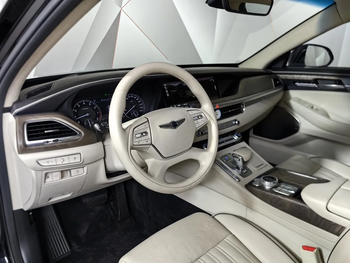 Genesis G90 3.8 GDI AT AWD (309 л.с.) Elite Черный в АВИЛОН. Слайд №19