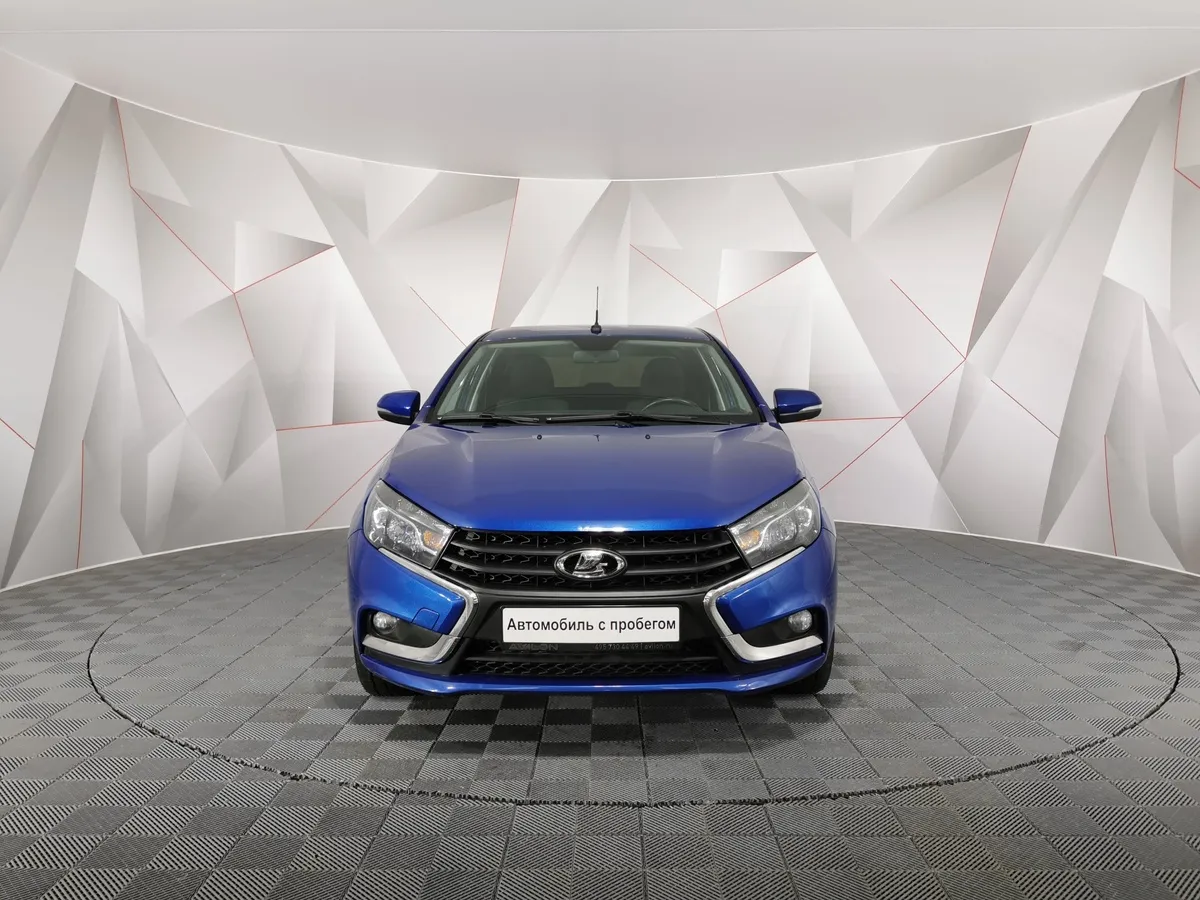 ВАЗ (Lada) Vesta 1.6 CVT (113 л.с.) Luxe Multimedia Синий в АВИЛОН. Слайд №7