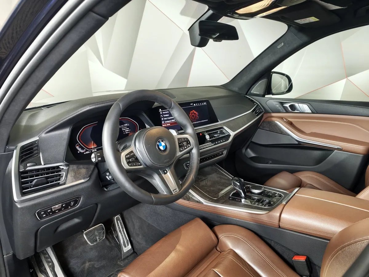 BMW X7 xDrive40i Steptronic (340 л.с.) Базовая (Локальная сборка) Черный в АВИЛОН. Слайд №12