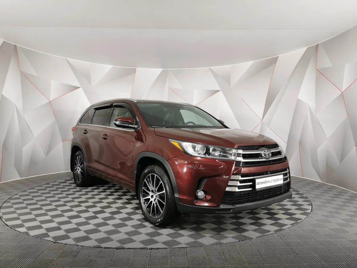 Toyota Highlander 3.5 AT AWD (249 л.с.) Престиж Красный в АВИЛОН. Слайд №3