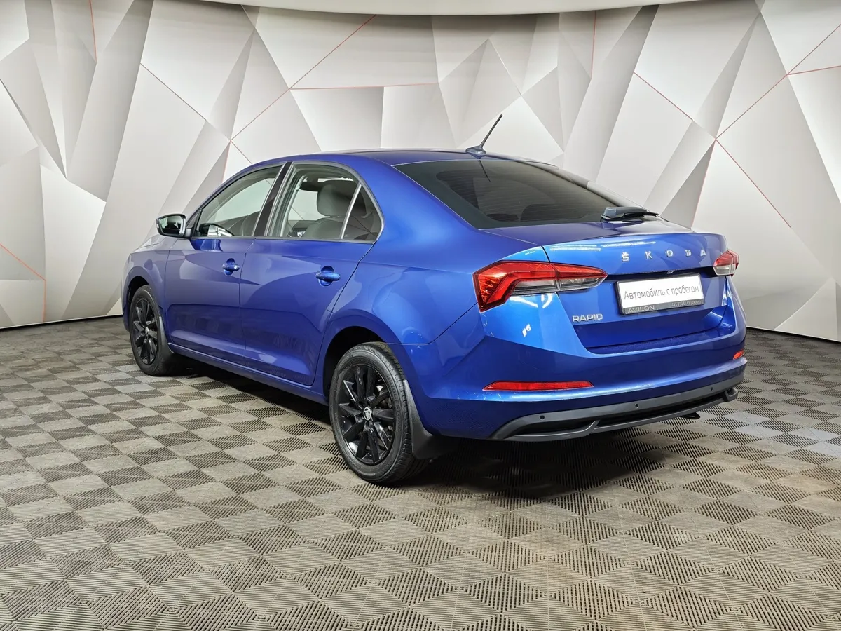 Skoda Rapid 1.4 DSG (125 л.с.) Ambition Синий в АВИЛОН. Слайд №4