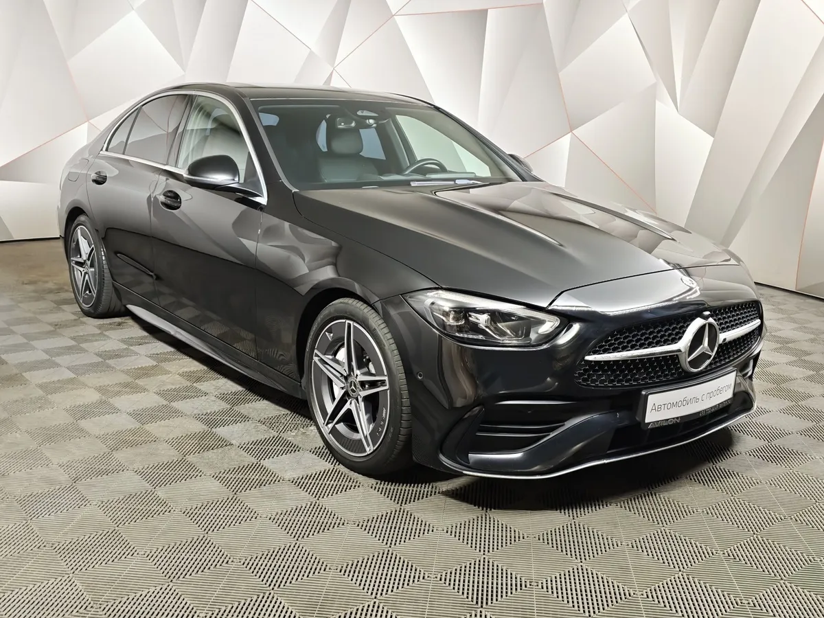 Mercedes-Benz C-Класс C 180 9G-TRONIC (150 л.с.) Sport Синий в АВИЛОН. Слайд №3