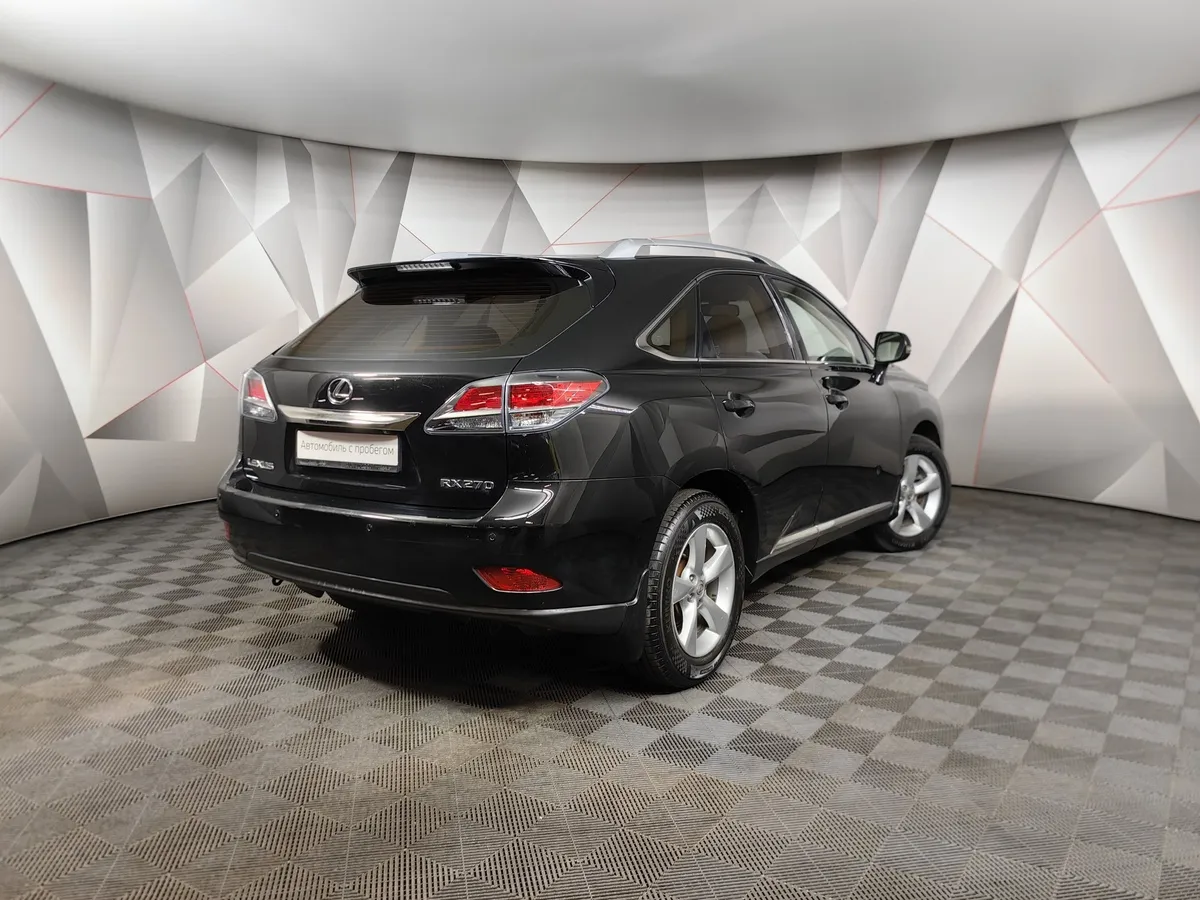 Lexus RX 270 AT (188 л.с.) Черный в АВИЛОН. Слайд №2