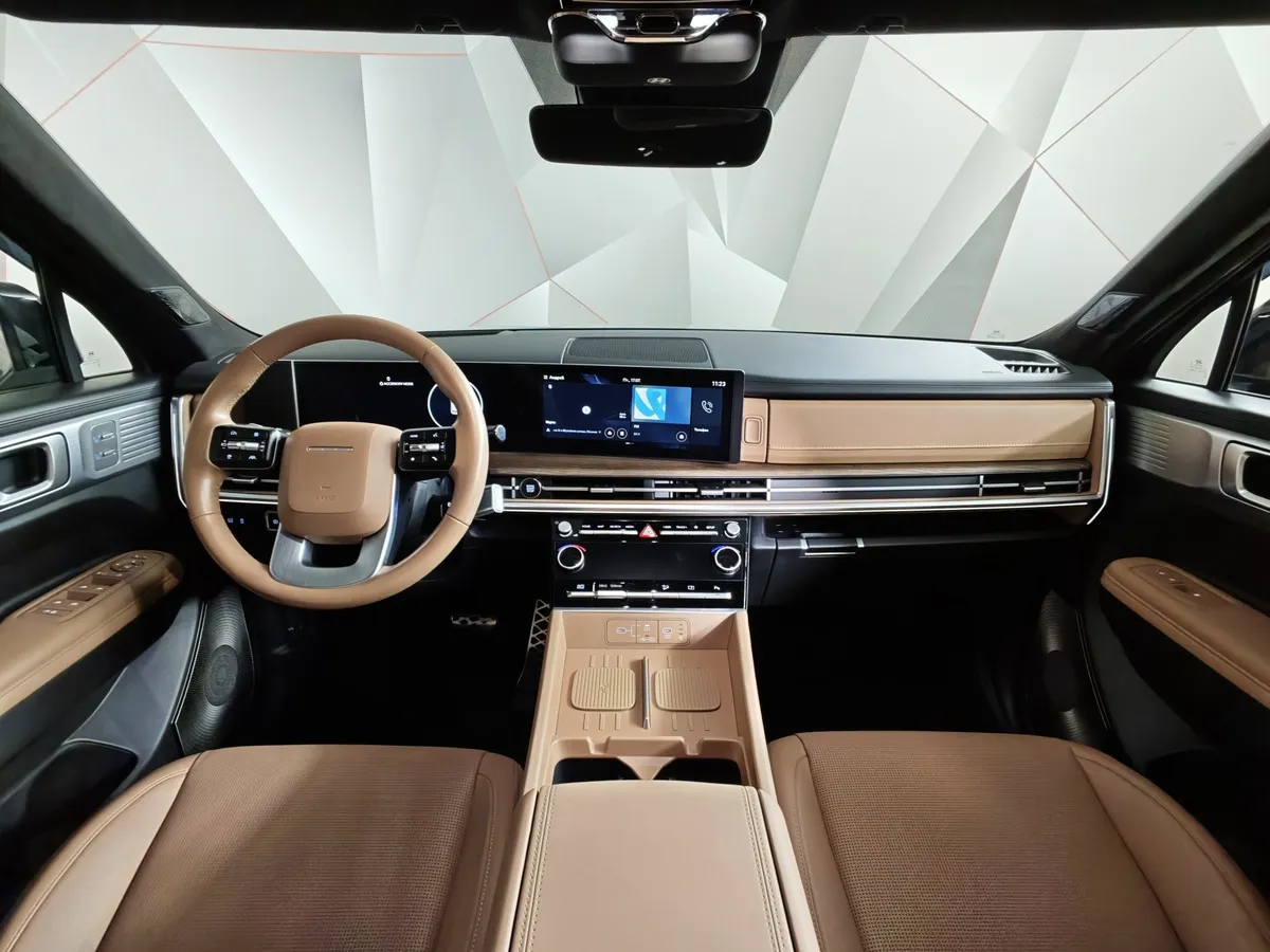 Hyundai Santa Fe 2.5 AT 4WD (194 л.с.) 7 мест Modern Черный в АВИЛОН. Слайд №13