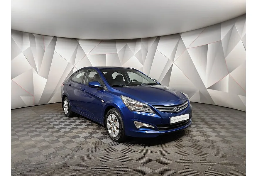Hyundai Solaris 1.6 MT (123 л.с.) Comfort Синий в АВИЛОН. Слайд №3