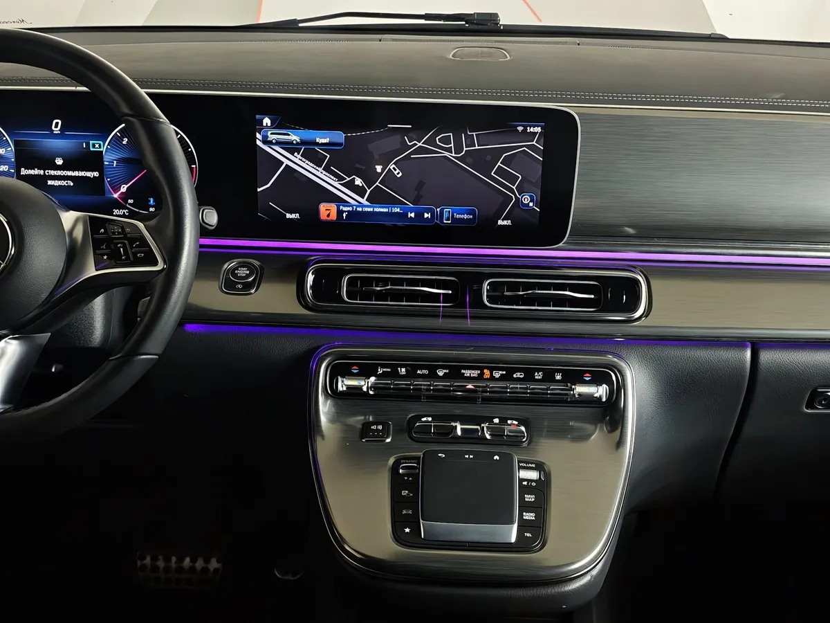 Mercedes-Benz V-Класс V 300 L3 4Motion 9G-Tronic (239 л.с.) Черный в АВИЛОН. Слайд №14