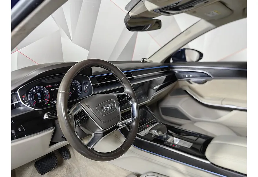 Audi A8 3.0 TFSI L tiptronic quattro (340 л.с.) Синий в АВИЛОН. Слайд №19