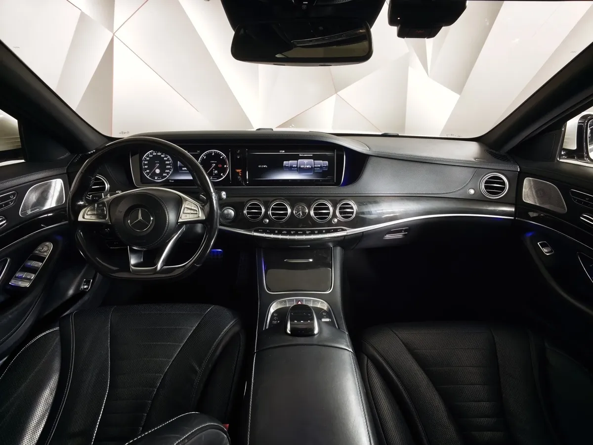 Mercedes-Benz S-Класс S 350 d 9G-Tronic 4Matic длинная база (249 л.с.) Белый в АВИЛОН. Слайд №14