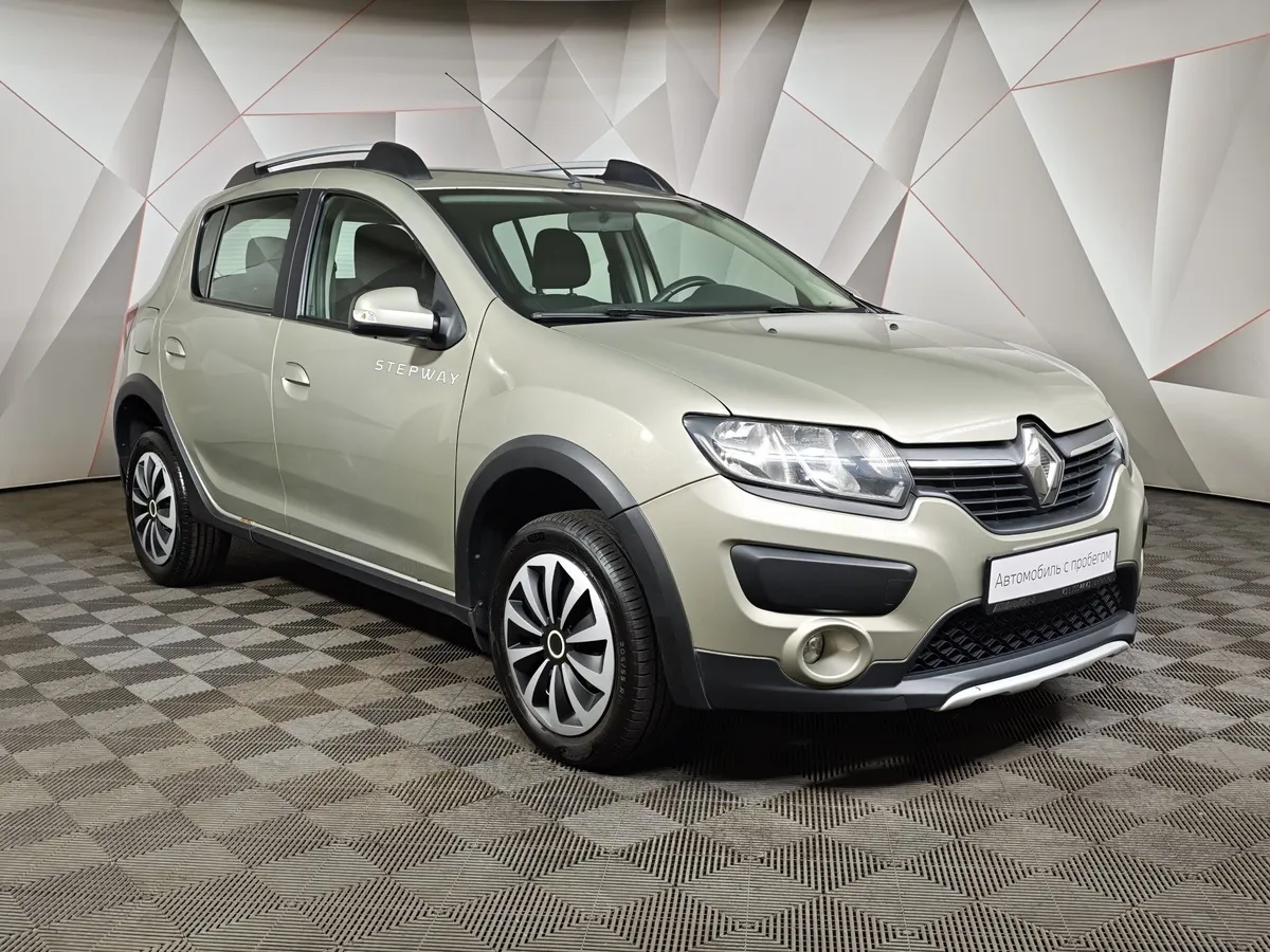 Renault Sandero 1.6 AT (103 л.с.) Stepway Бежевый в АВИЛОН. Слайд №3