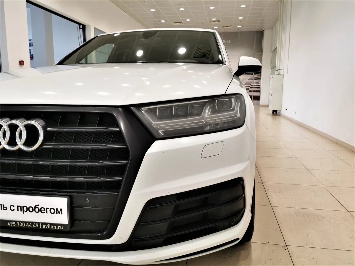 Audi Q7 3.0 TDI Tiptronic quattro (249 л.с.) Белый в АВИЛОН. Слайд №10