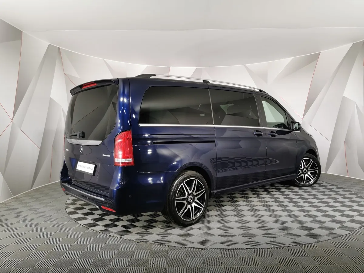 Mercedes-Benz V-Класс V 250 BlueTEC 7G-Tronic Plus 4x4 (190 л.с.) AMG Line Синий в АВИЛОН. Слайд №2
