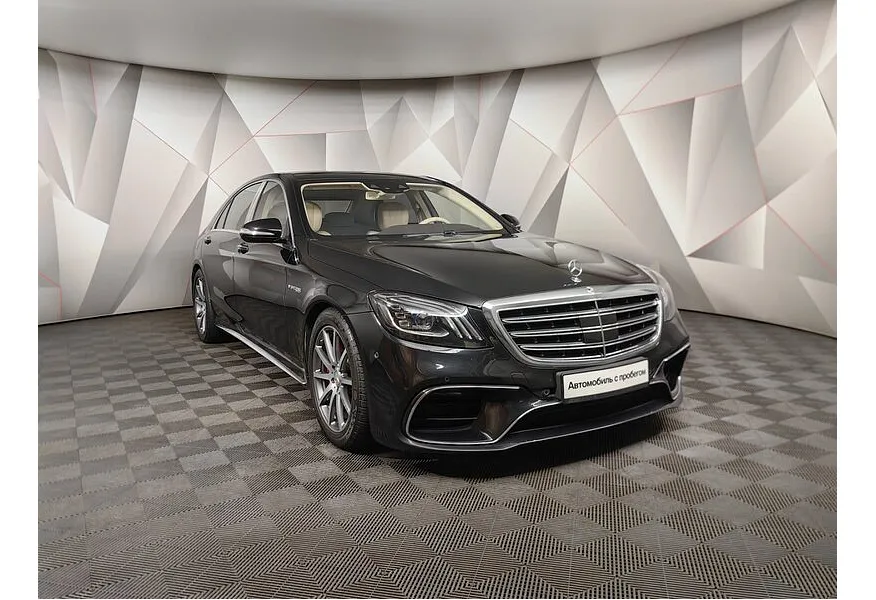 Mercedes-Benz S-Класс S 63 AMG 9G-Tronic 4Matic+ длинная база (612 л.с.) Черный в АВИЛОН. Слайд №3
