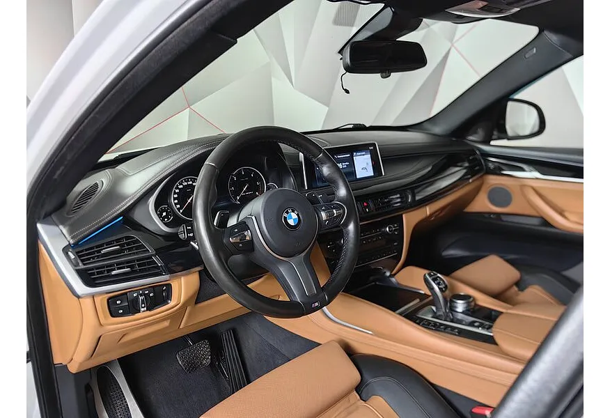 BMW X6 M50d Servotronic (381 л.с.) M Sport Белый в АВИЛОН. Слайд №12