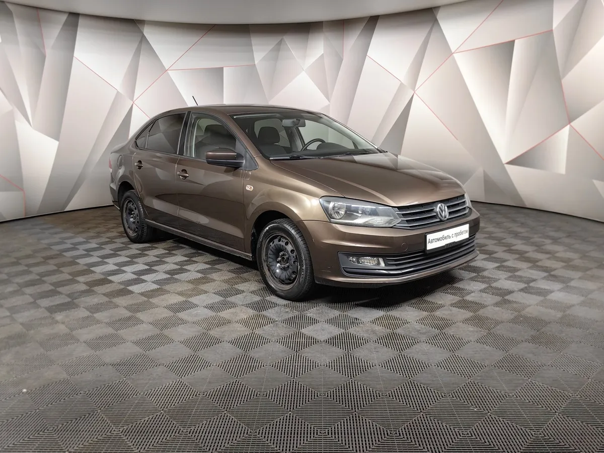 Volkswagen Polo 1.6 MPI AT (110 л.с.) Comfortline Коричневый в АВИЛОН. Слайд №3