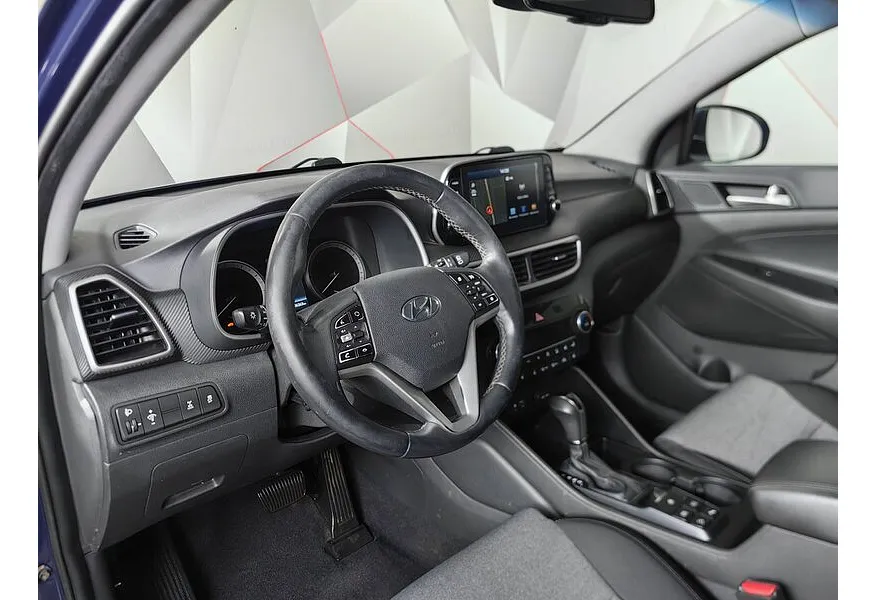 Hyundai Tucson 2.0 (150 л.с.) MPi-6AT-4WD Lifestyle + Advanced  Синий в АВИЛОН. Слайд №19