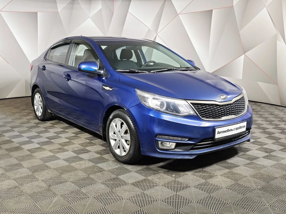 Kia Rio 1.6 6MT (123 л.с.) Синий в АВИЛОН. Слайд №3