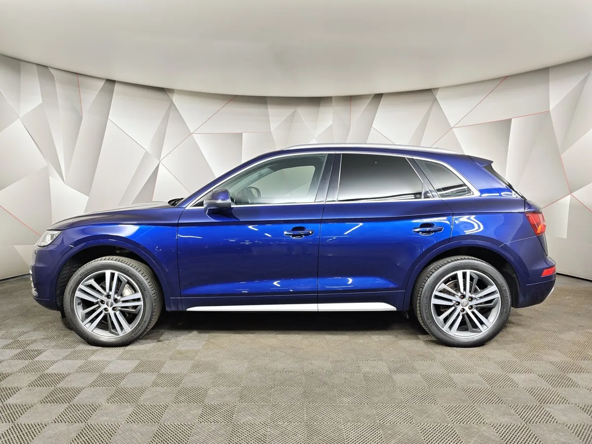 Audi Q5 2.0 TFSI S tronic quattro (249 л.с.) Sport Синий в АВИЛОН. Слайд №5