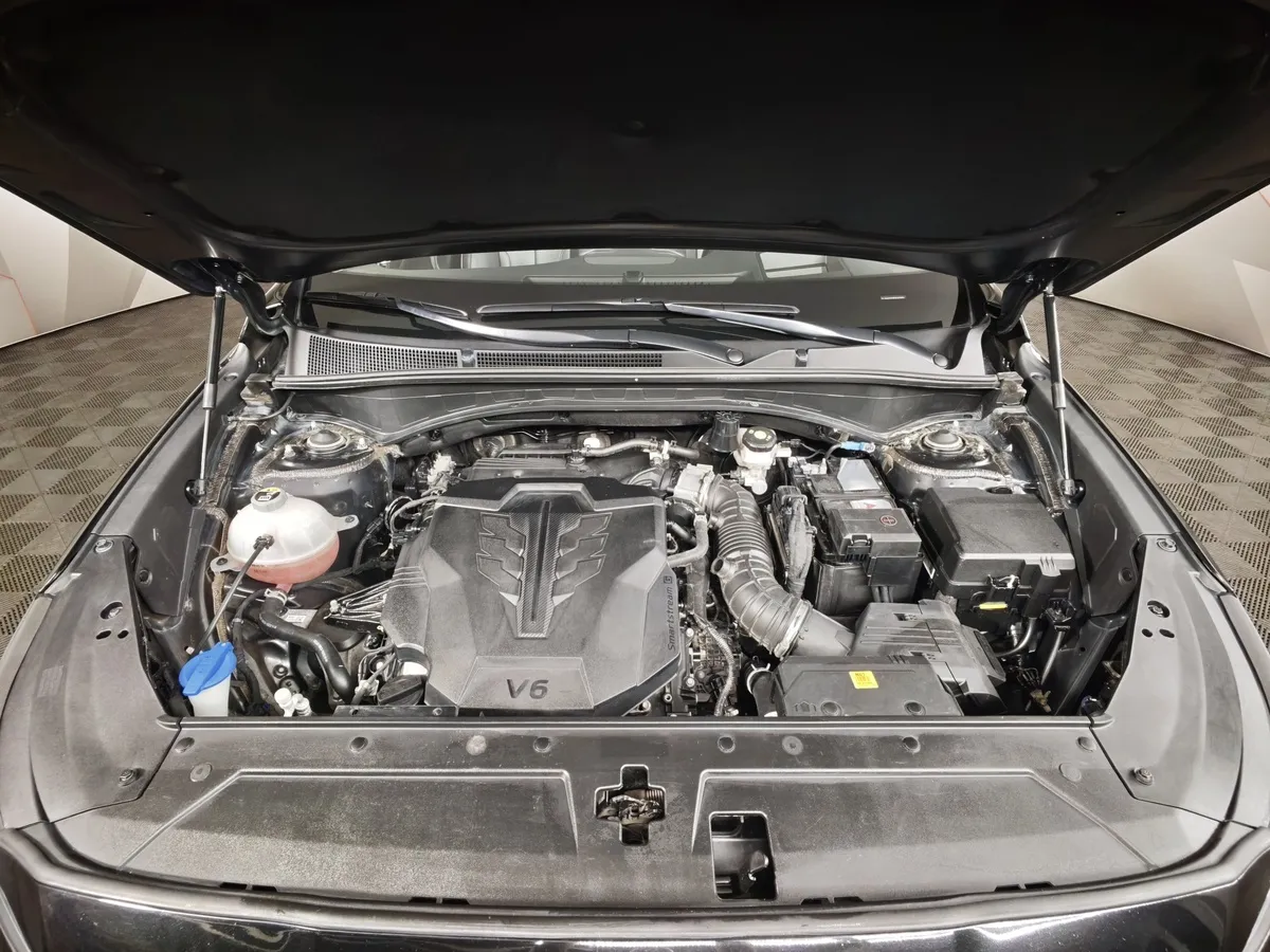 Hyundai Santa Fe 3.5 AWD 8AT (249 л.с.) High-Tech Черный в АВИЛОН. Слайд №11