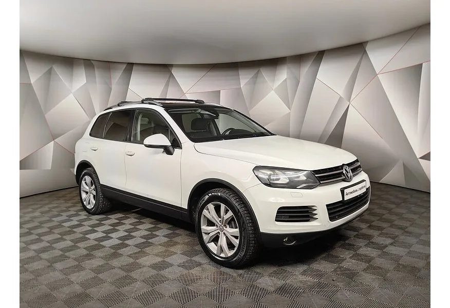 Volkswagen Touareg 3.0 TDI Tiptronic 4Motion (204 л.с.) Белый в АВИЛОН. Слайд №3