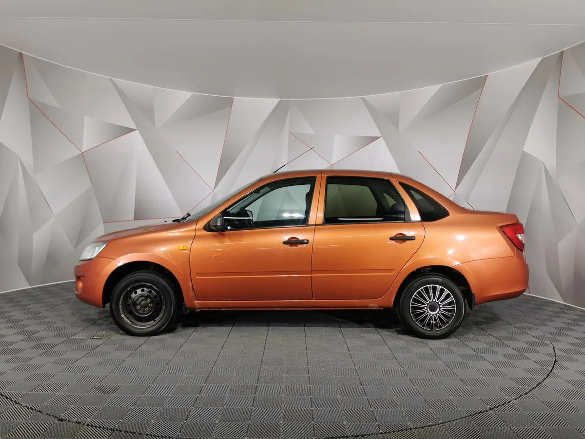 ВАЗ (Lada) Granta 1.6 AT 16кл (98 л.с.) Оранжевый в АВИЛОН. Слайд №5