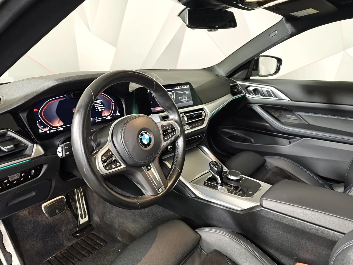 BMW 4 серия 420d xDrive AT (190 л.с.) M Sport Pro Черный в АВИЛОН. Слайд №11