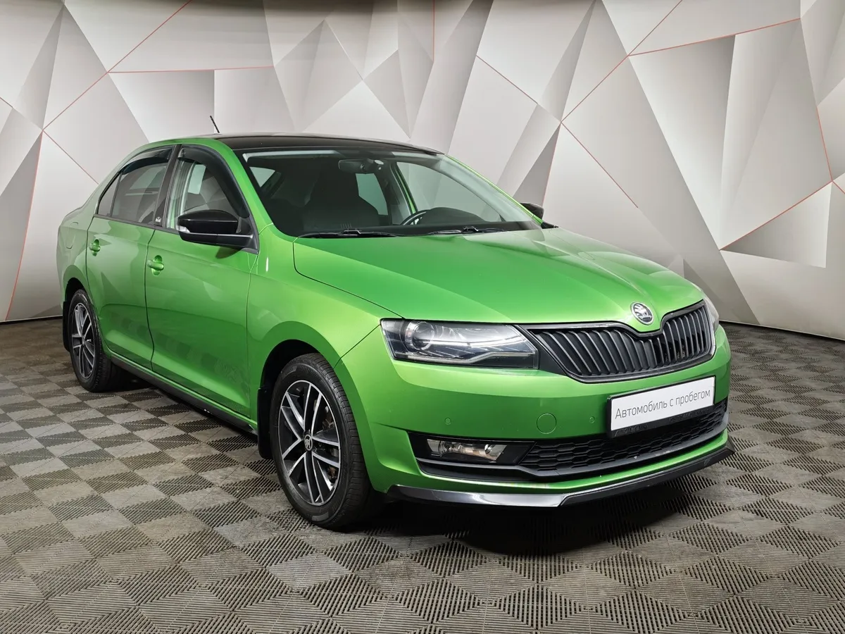 Skoda Rapid 1.4 TSI DSG (125 л.с.) Active Зеленый в АВИЛОН. Слайд №3