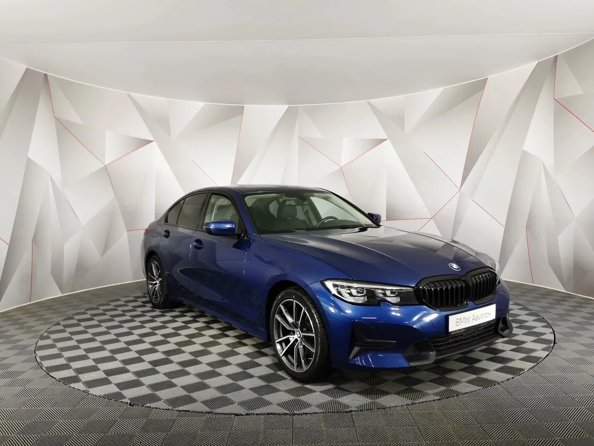 BMW 3 серия 320i Steptronic (184 л.с.) Sport Line Синий в АВИЛОН. Слайд №3