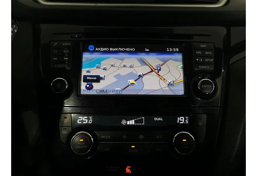 Nissan Qashqai 2.0 CVT (144 л.с.) Серебристый в АВИЛОН. Слайд №19