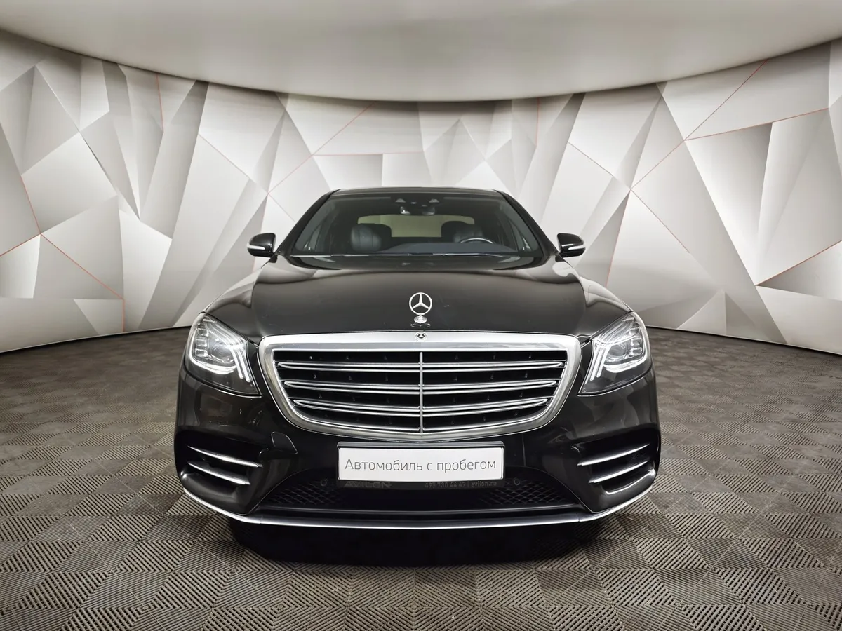 Mercedes-Benz S-Класс S 350 d 9G-Tronic 4Matic длинная база (249 л.с.) Черный в АВИЛОН. Слайд №7