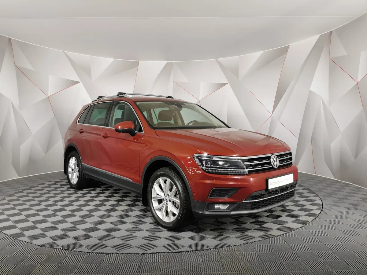 Volkswagen Tiguan 2.0 TSI 4Motion DSG (180 л.с.) Highline Красный в АВИЛОН. Слайд №3