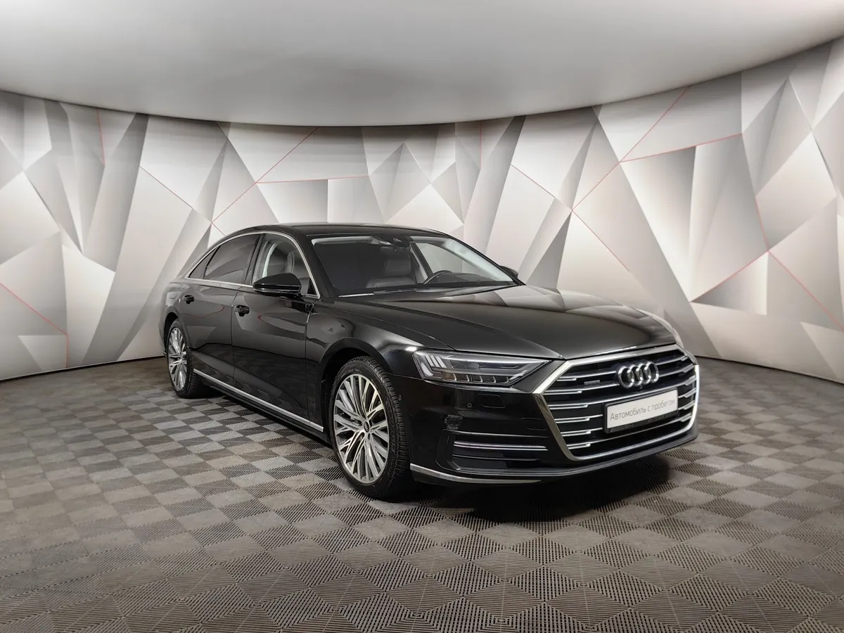 Audi A8 3.0 TFSI L tiptronic quattro (340 л.с.) Черный в АВИЛОН. Слайд №3