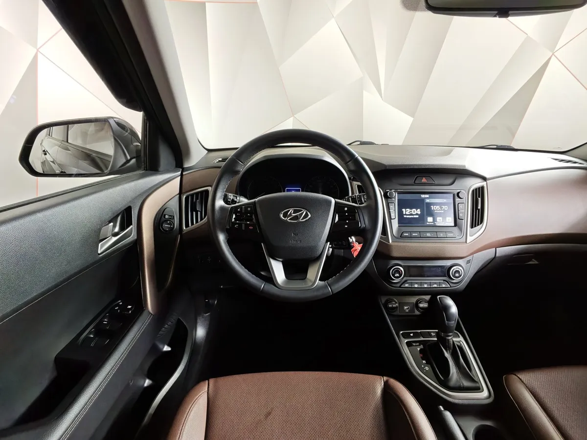 Hyundai Creta 1.6 AT (123 л.с.) Black & Brown + Winter Черный в АВИЛОН. Слайд №19