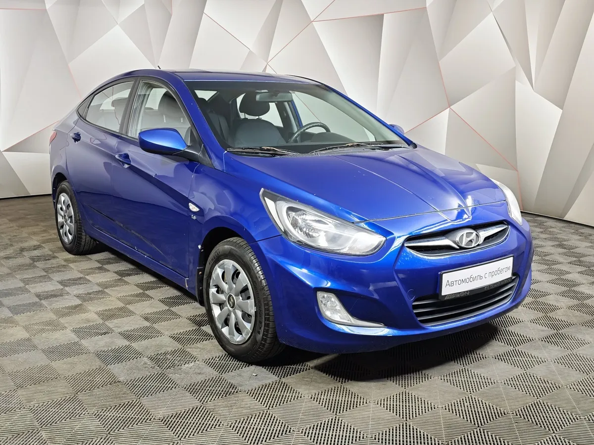 Hyundai Solaris 1.6 AT (123 л.с.) Comfort Синий в АВИЛОН. Слайд №3