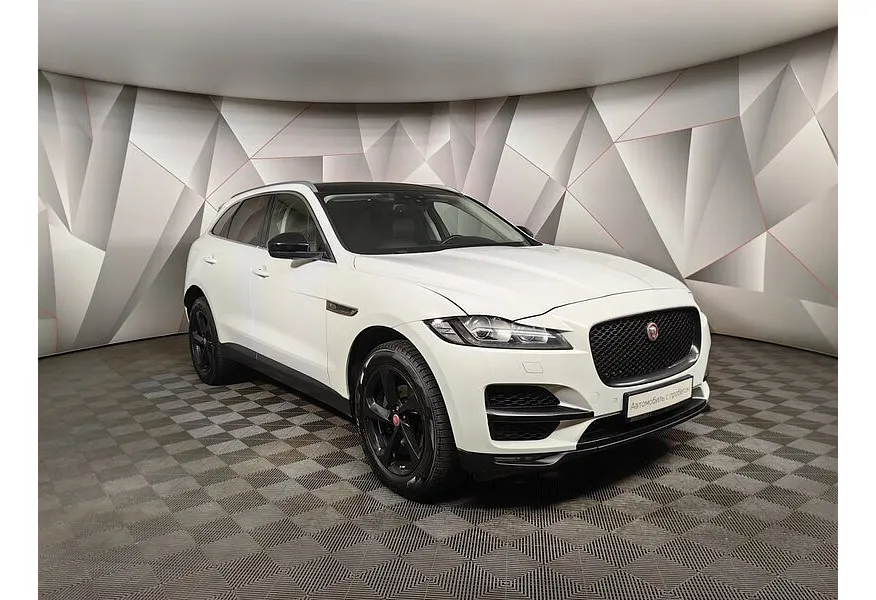 Jaguar F-Pace 2.0 TD AT AWD (240 л.с.) R-Sport Белый в АВИЛОН. Слайд №3