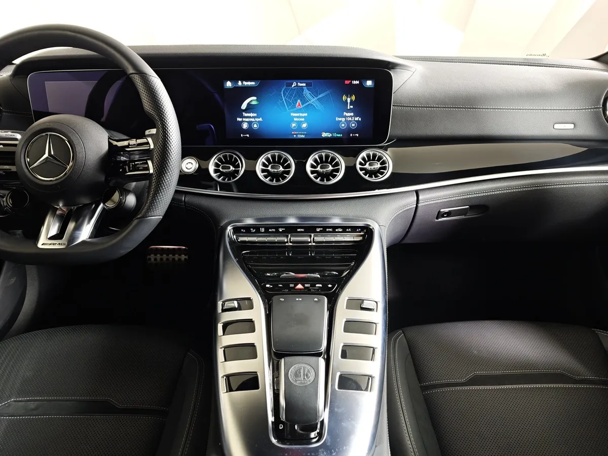 Mercedes-Benz AMG GT 43 4MATIC SPEEDSHIFT TCT 9G (367 л.с.) Черный в АВИЛОН. Слайд №14