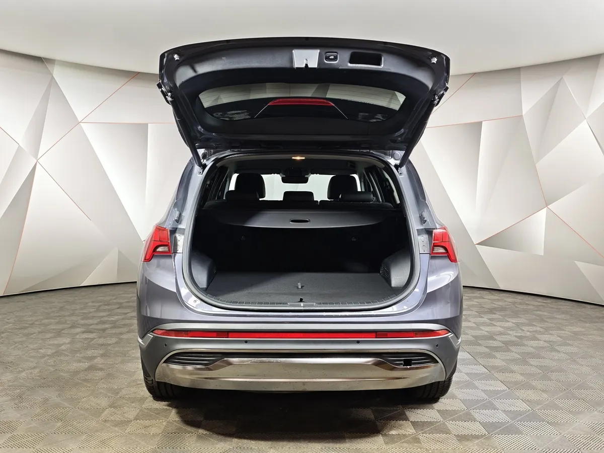 Hyundai Santa Fe 2.2 CRDi AWD 8AT (200 л.с.) High-Tech Синий в АВИЛОН. Слайд №12