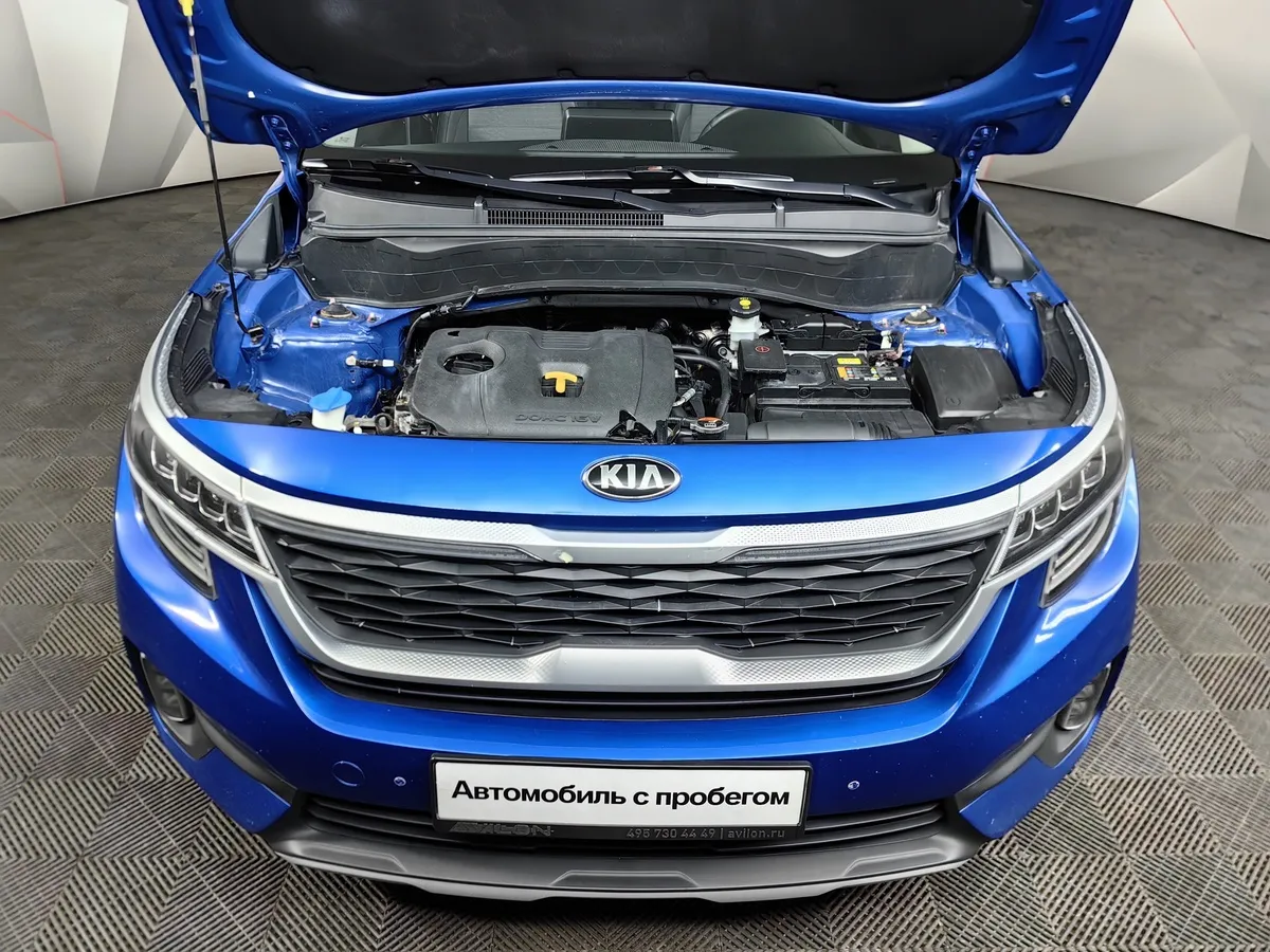 Kia Seltos 2.0 MPI 2WD IVT (149 л.с.) Prestige Синий в АВИЛОН. Слайд №11