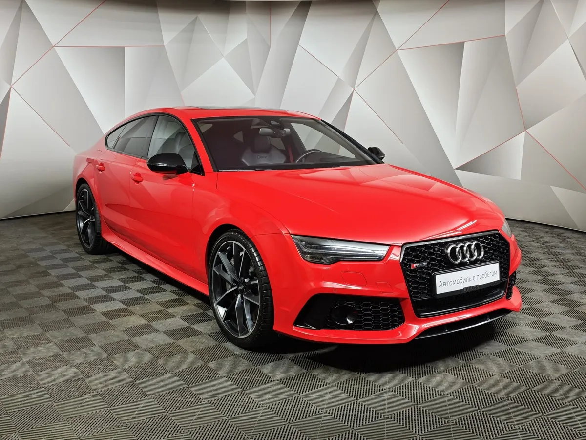 Audi RS 7 4.0 TFSI Tiptronic quattro (600 л.с.) Красный в АВИЛОН. Слайд №3