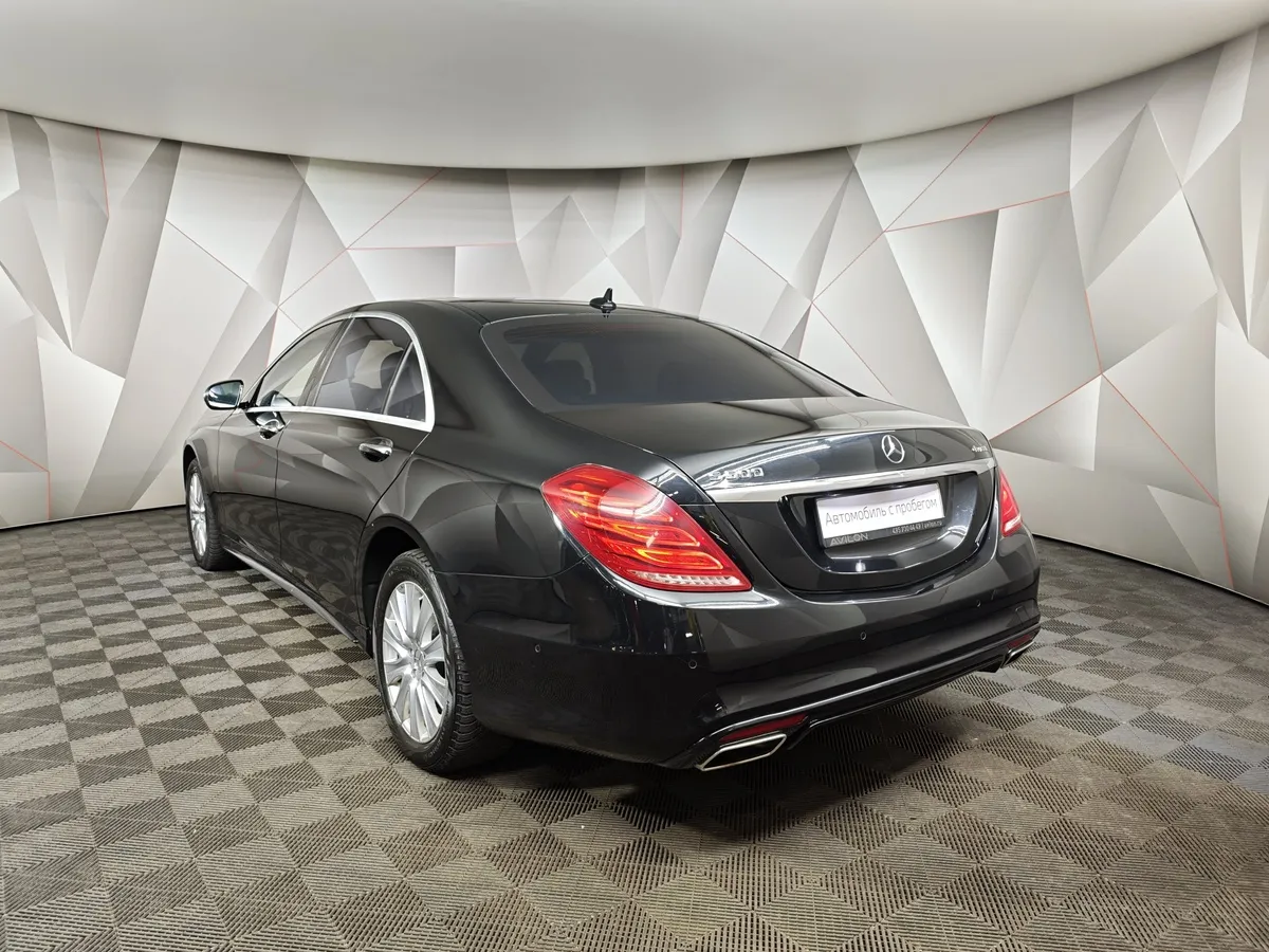Mercedes-Benz S-Класс S 500 7G-Tronic Plus 4Matic длинная база (455 л.с.) Черный в АВИЛОН. Слайд №4