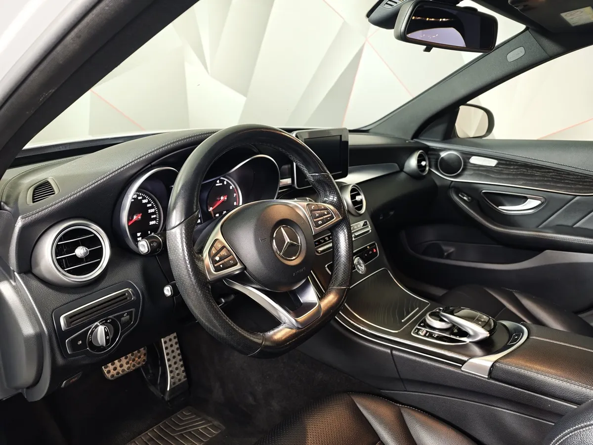 Mercedes-Benz C-Класс C 180 9G-Tronic (150 л.с.) Белый в АВИЛОН. Слайд №19