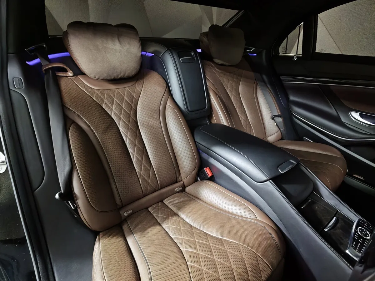 Mercedes-Benz S-Класс S 500 7G-Tronic Plus 4Matic длинная база (455 л.с.) Черный в АВИЛОН. Слайд №17