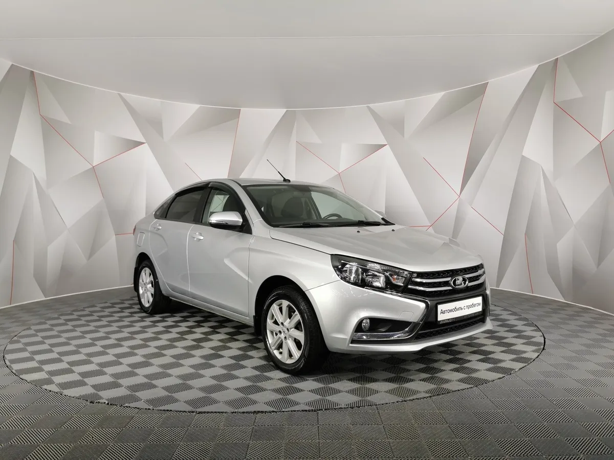 ВАЗ (Lada) Vesta 1.6 CVT (113 л.с.) Luxe Multimedia Серый в АВИЛОН. Слайд №3