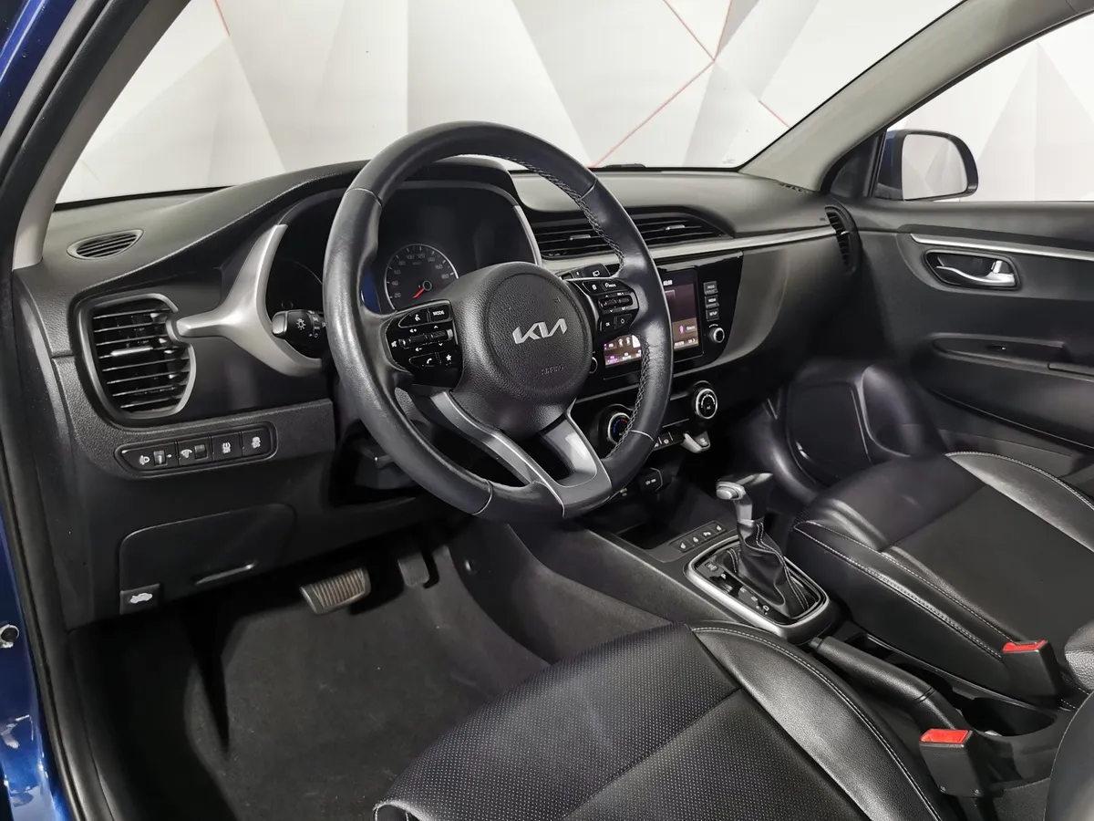Kia Rio X 1.6 AT (123 л.с.) Premium Синий в АВИЛОН. Слайд №18