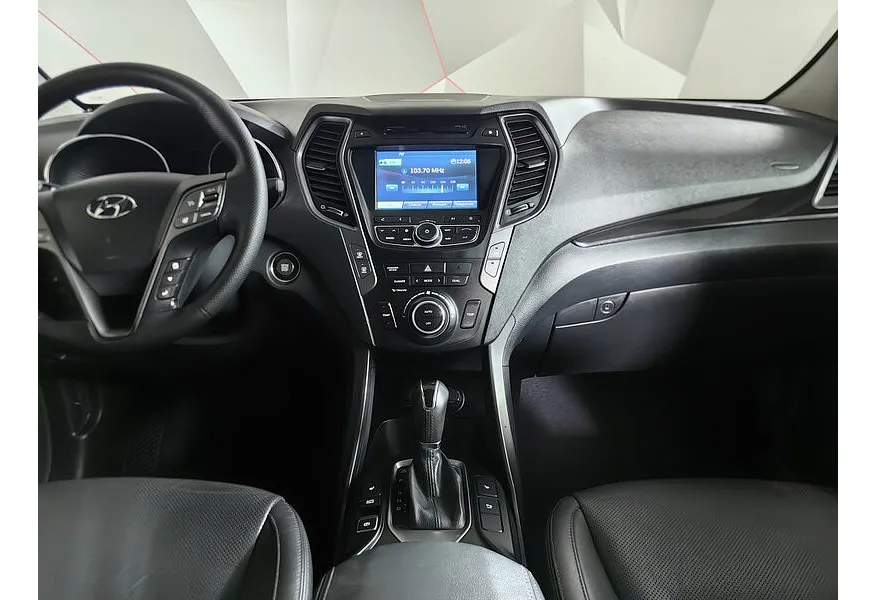 Hyundai Santa Fe 3.0 AT 4WD (249 л.с.) High-Tech Черный в АВИЛОН. Слайд №15