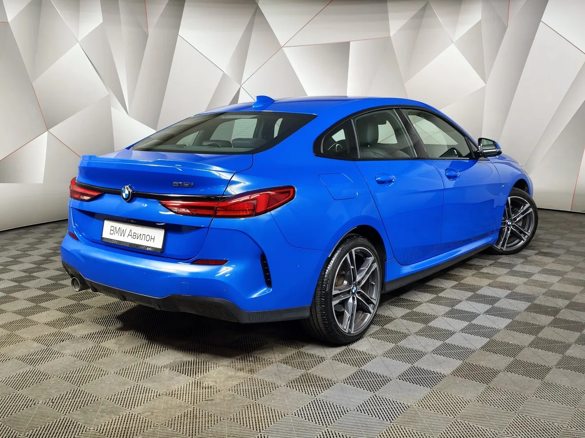 BMW 2 серия Gran Coupe 218i (140 л.с.) M Sport Pro Синий в АВИЛОН. Слайд №2